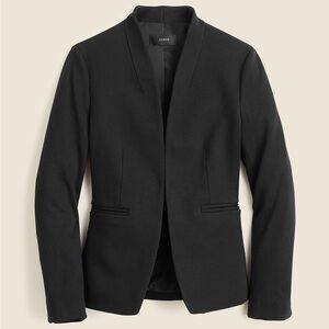 J. Crew Black Going-out blazer in stretch twill size 00 ✨